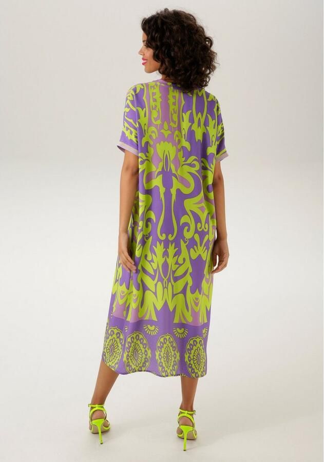 Aniston CASUAL Blousejurk met grafische print en boord aan de zoom - Foto 3