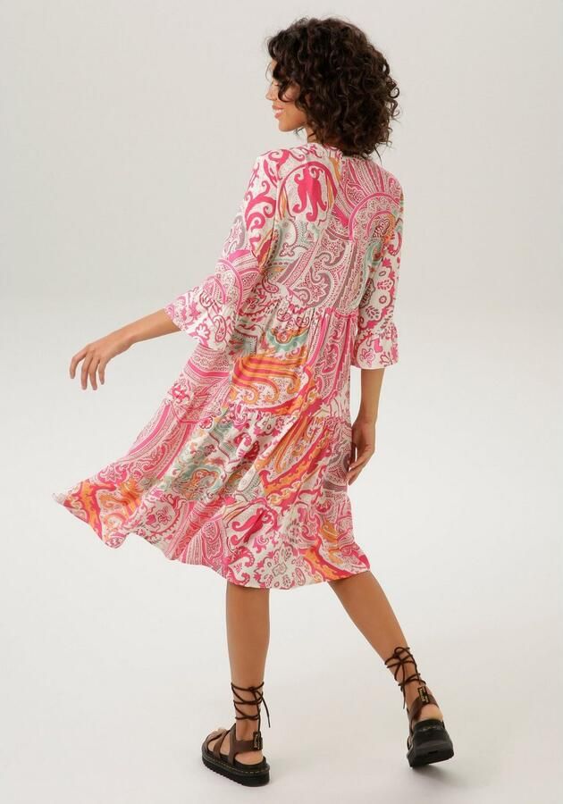 Aniston CASUAL Blousejurk met royaal paisleydessin - Foto 3