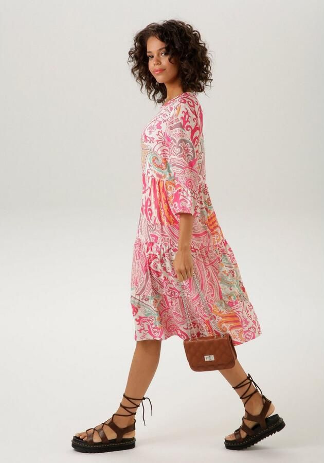 Aniston CASUAL Blousejurk met royaal paisleydessin - Foto 4