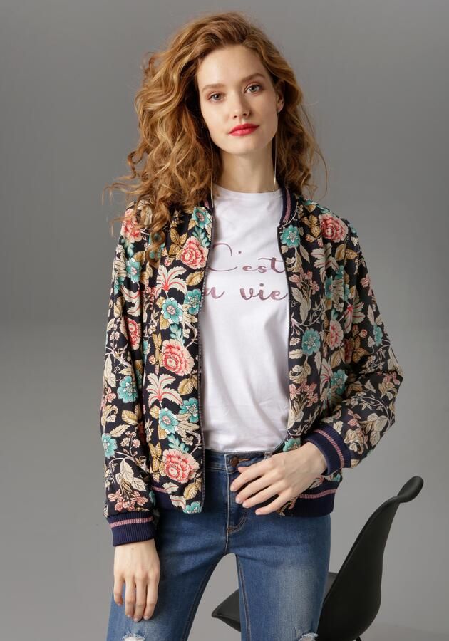 Aniston CASUAL Blouson met bloemenprint - Foto 6