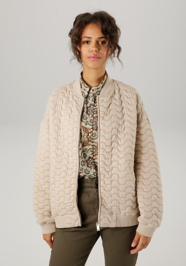 Aniston CASUAL Blouson met gewatteerde golvende stiksels - Foto 8