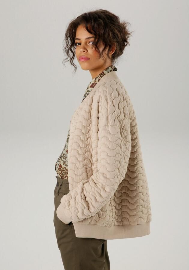 Aniston CASUAL Blouson met gewatteerde golvende stiksels - Foto 5