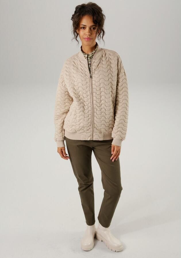 Aniston CASUAL Blouson met gewatteerde golvende stiksels - Foto 6