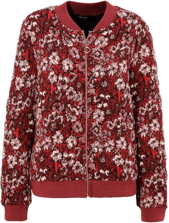 Aniston CASUAL Blouson met kunstzinnig bloemenmotief elk stuk een uniek stuk - Foto 2