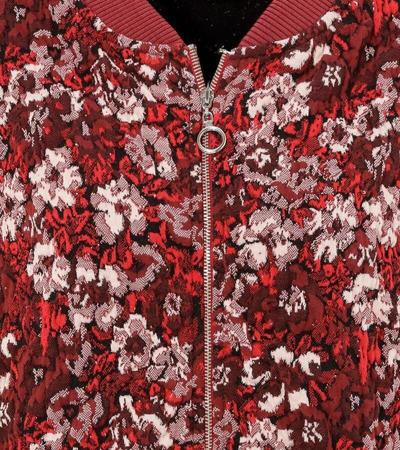 Aniston CASUAL Blouson met kunstzinnig bloemenmotief elk stuk een uniek stuk