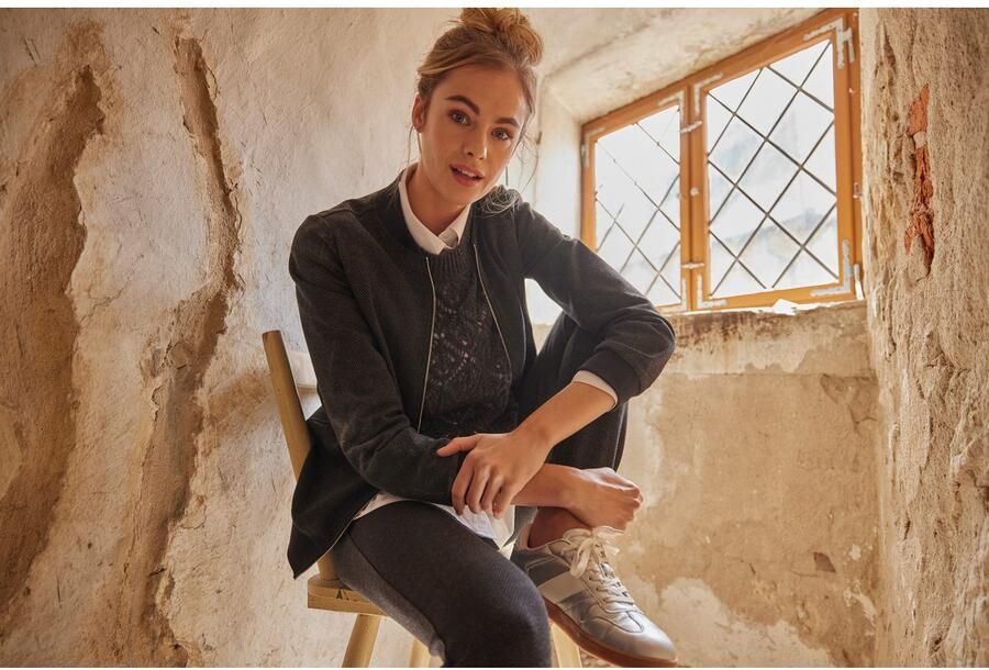 Aniston CASUAL Blouson met trendy visgraatpatroon nieuwe collectie - Foto 7