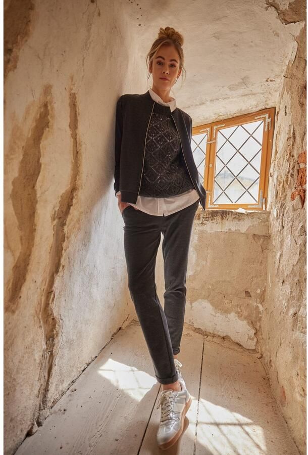 Aniston CASUAL Blouson met trendy visgraatpatroon nieuwe collectie - Foto 8