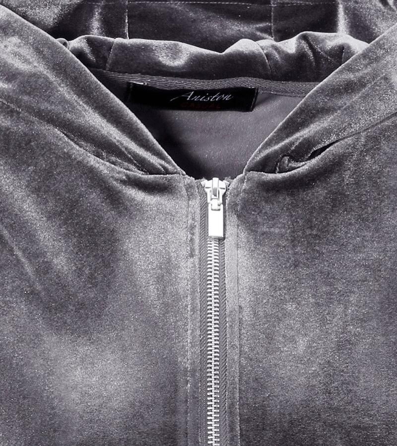 Aniston CASUAL Blouson van edele glanzende fluweel