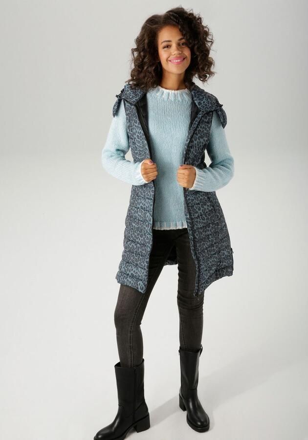 Aniston CASUAL Bodywarmer in extravagant luipaardpatroon nieuwe collectie - Foto 4