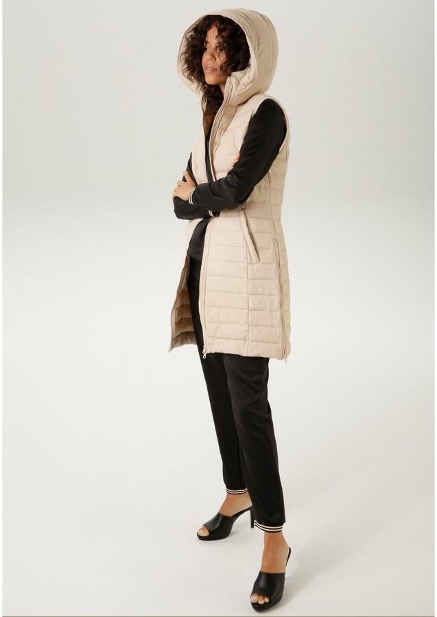Aniston CASUAL Bodywarmer met verstelbare capuchon