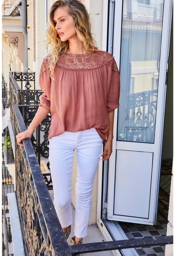 Aniston CASUAL Bootcut jeans enkelvrije lengte - Foto 2