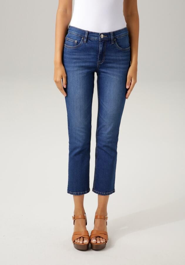 Aniston CASUAL Bootcut jeans in trendy 7 8-lengte - Foto 13