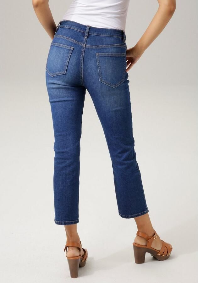 Aniston CASUAL Bootcut jeans in trendy 7 8-lengte - Foto 2