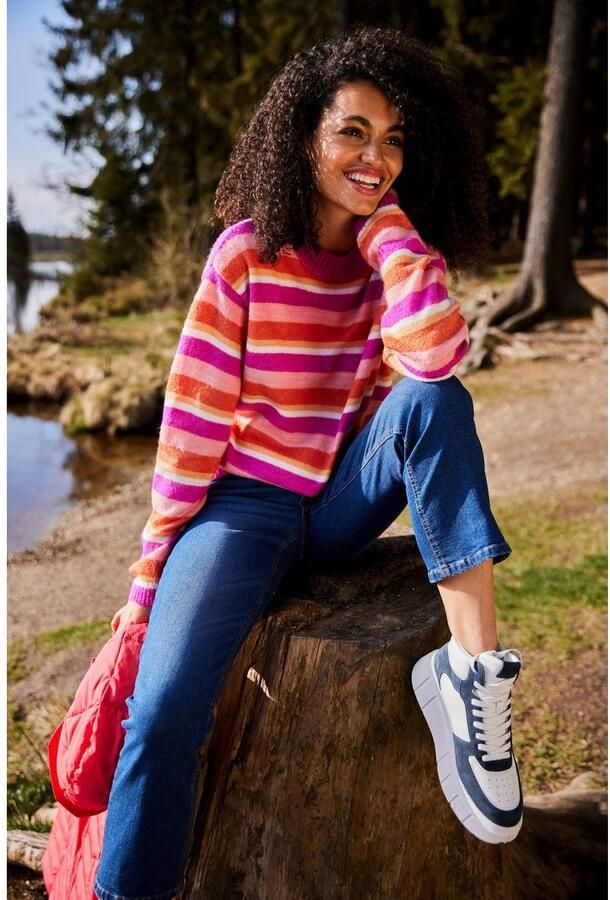 Aniston CASUAL Bootcut jeans in trendy 7 8-lengte - Foto 6