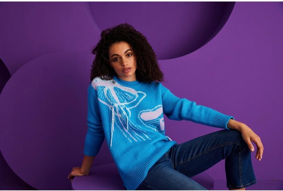 Aniston CASUAL Bootcut jeans in trendy 7 8-lengte - Foto 8