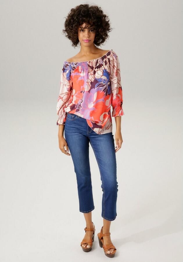 Aniston CASUAL Bootcut jeans in trendy 7 8-lengte - Foto 3