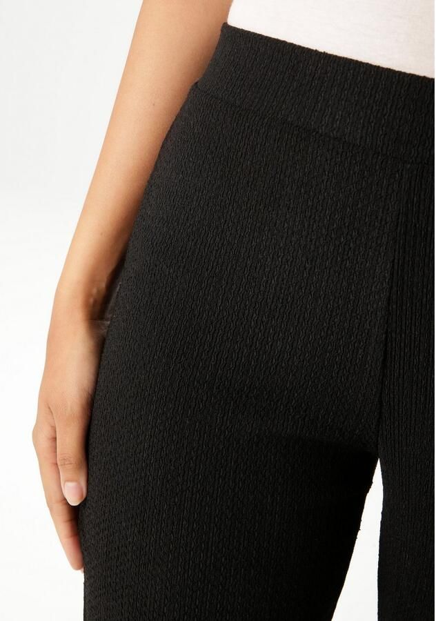 Aniston CASUAL Broek met wijde pijpen van zachte gestructureerde jersey nieuwe collectie - Foto 3