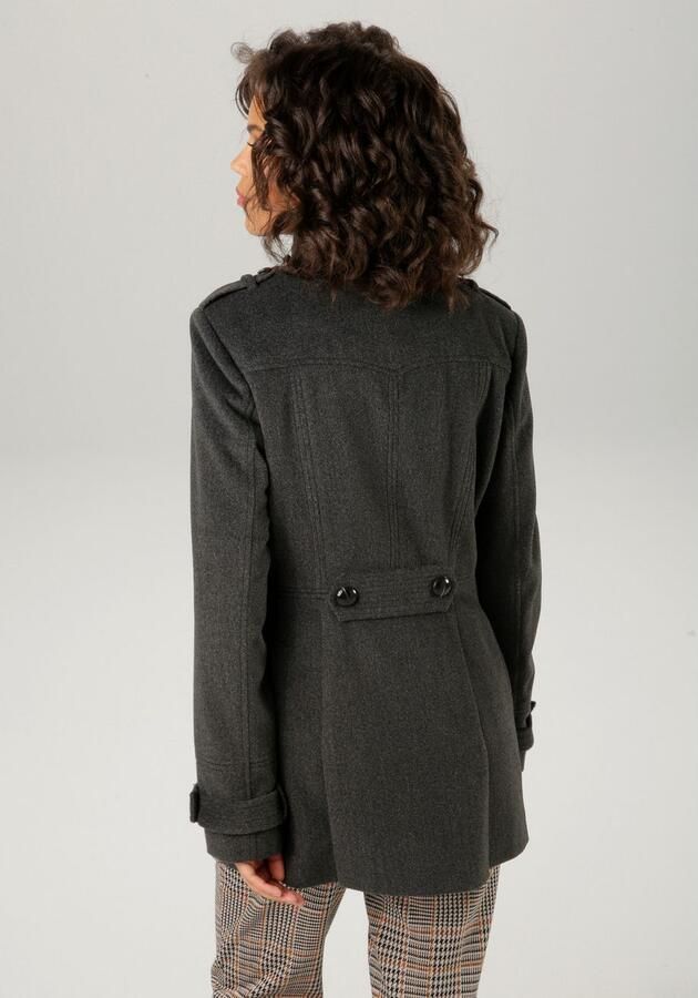 Aniston CASUAL Caban met sjaalkraag - Foto 3