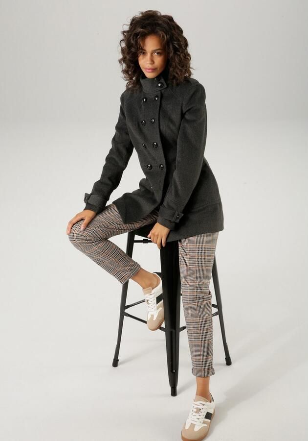 Aniston CASUAL Caban met sjaalkraag - Foto 4