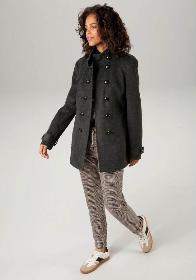 Aniston CASUAL Caban met sjaalkraag - Foto 5