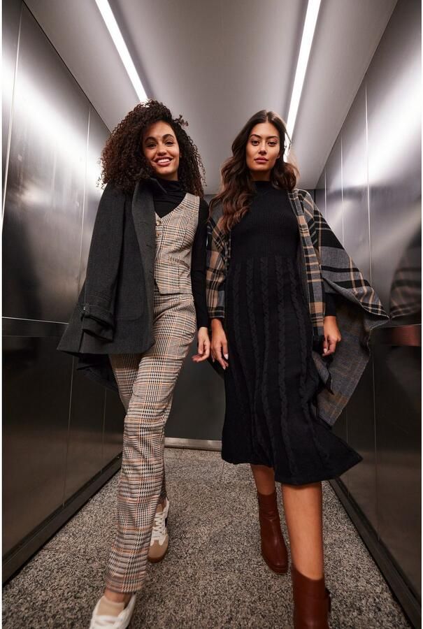 Aniston CASUAL Caban met sjaalkraag - Foto 6