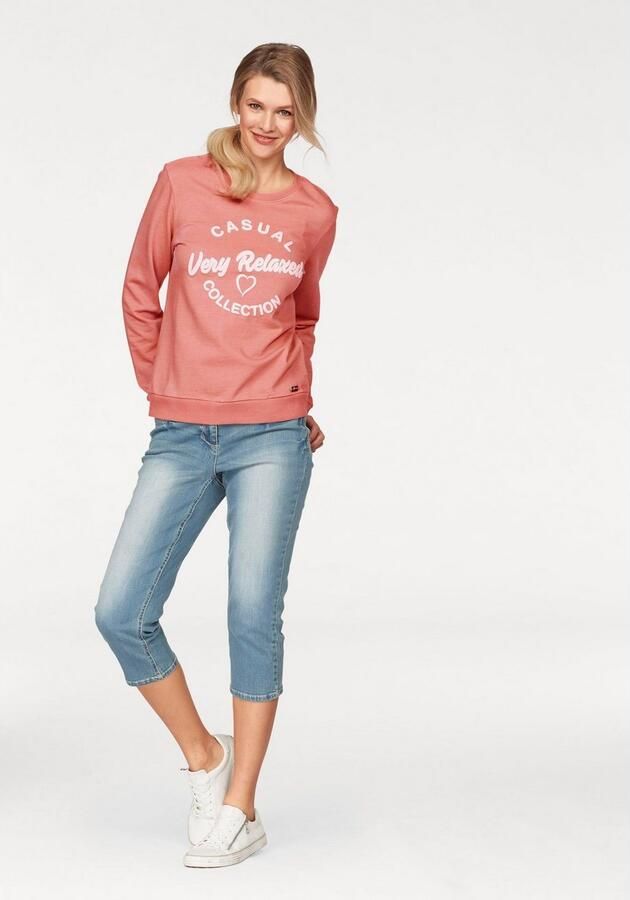 Aniston CASUAL Capri jeans in used-wassing - Foto 8