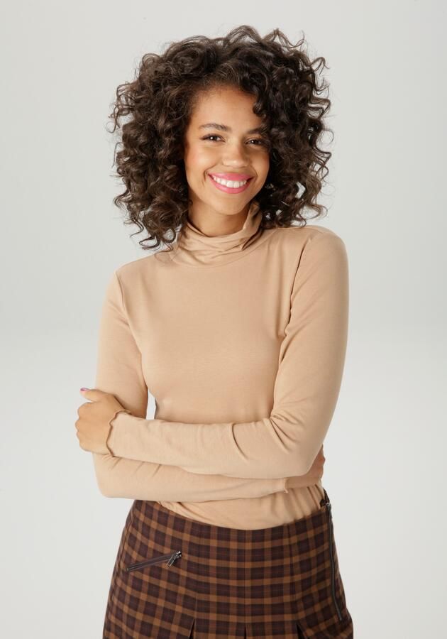 Aniston CASUAL Colshirt met gegolfde randen nieuwe collectie - Foto 8