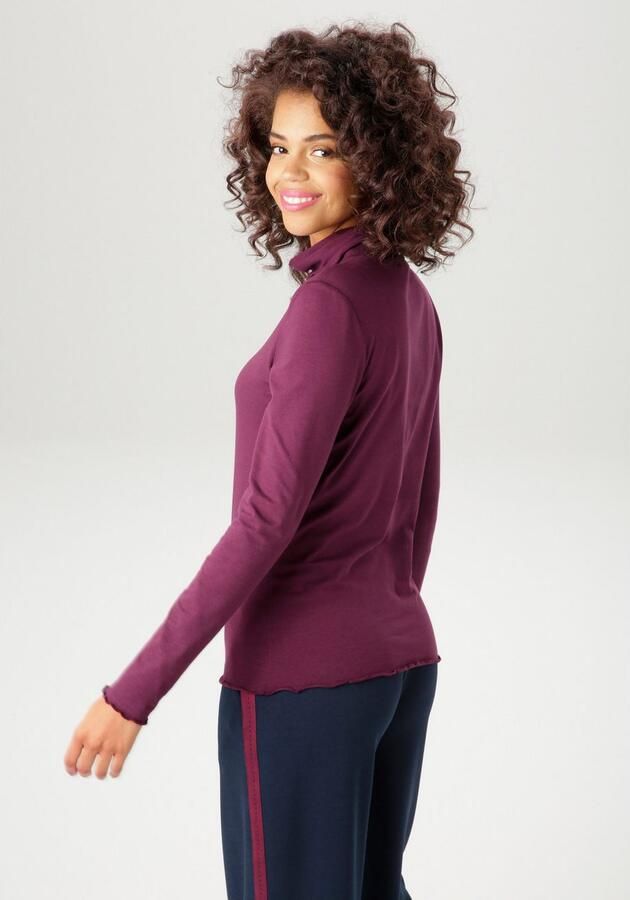 Aniston CASUAL Colshirt met gegolfde randen nieuwe collectie - Foto 4