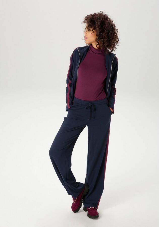 Aniston CASUAL Colshirt met gegolfde randen nieuwe collectie - Foto 6