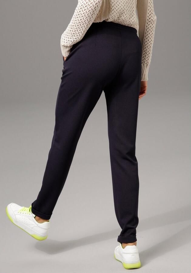 Aniston CASUAL Comfortbroek in gestructureerde jerseykwaliteit - Foto 2