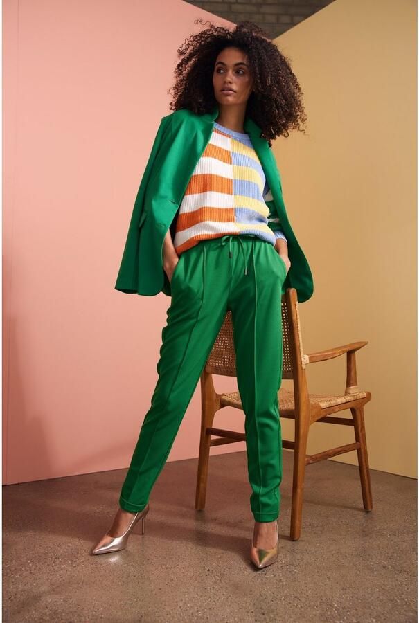 Aniston CASUAL Comfortbroek in gestructureerde jerseykwaliteit - Foto 6