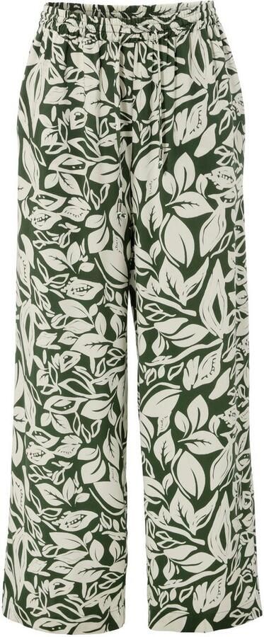 Aniston CASUAL Comfortbroek met fantasierijke bladeren bedrukt - Foto 8