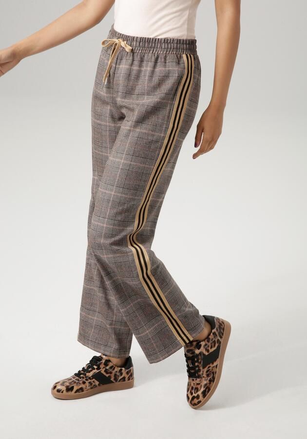 Aniston CASUAL Comfortbroek met gestreepte tape op de zijnaden nieuwe collectie - Foto 10