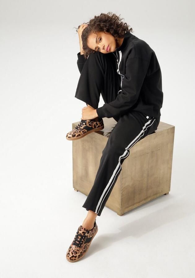 Aniston CASUAL Comfortbroek met kanten band en piping versierde zijnaden nieuwe collectie - Foto 5