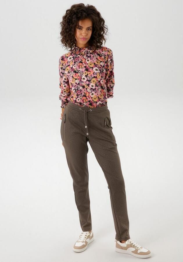 Aniston CASUAL Comfortbroek met stijlvolle print - Foto 5