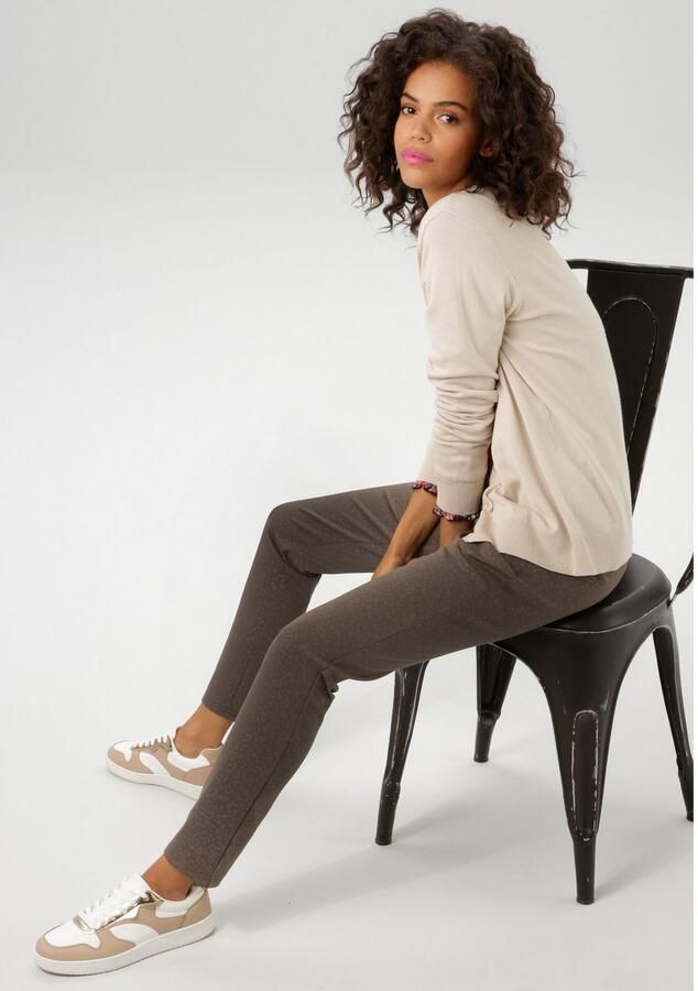 Aniston CASUAL Comfortbroek met stijlvolle print - Foto 3