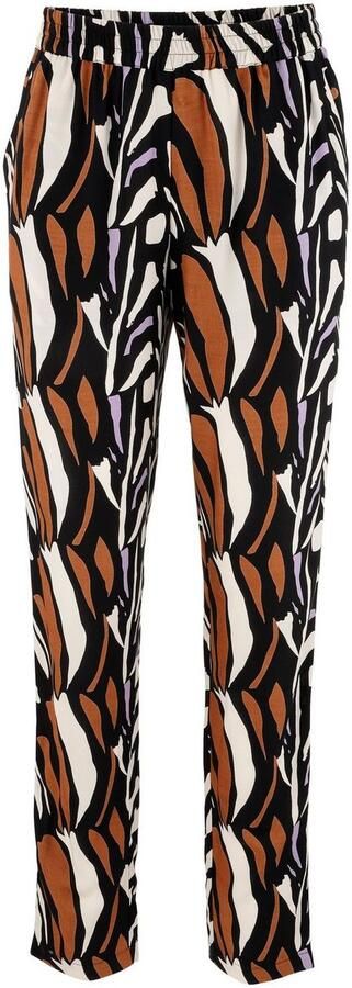Aniston CASUAL Comfortbroek met trendy kleuren grafische print - Foto 5