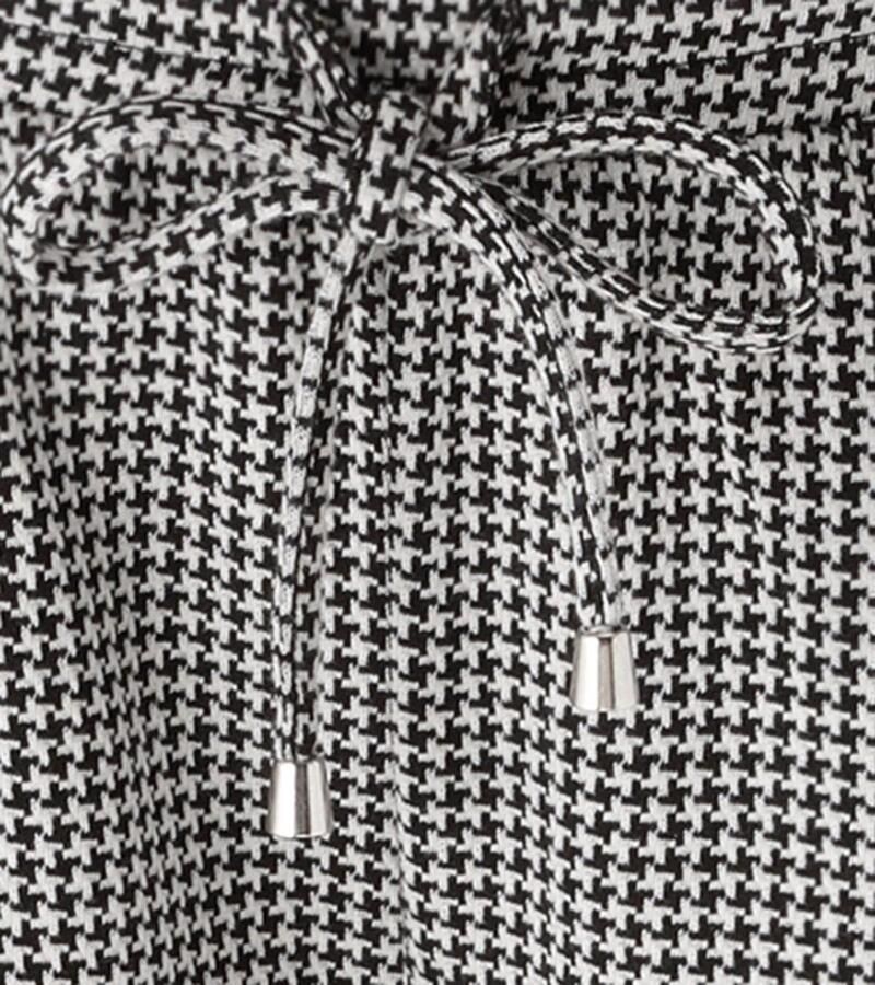 Aniston CASUAL Comfortbroek met trendy pied-de-poulemotief nieuwe collectie