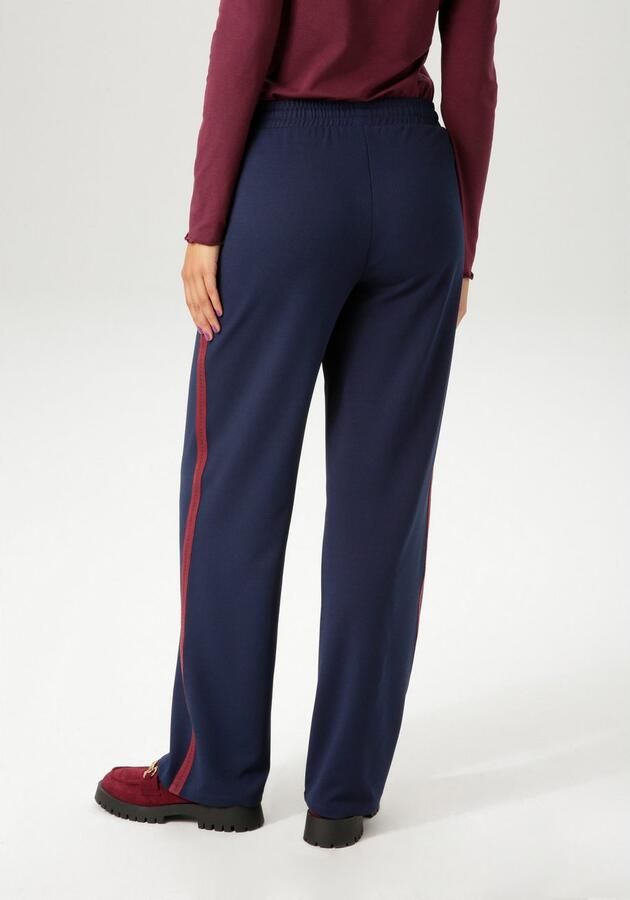 Aniston CASUAL Comfortbroek met trendy tape langs de zijnaden nieuwe collectie - Foto 4