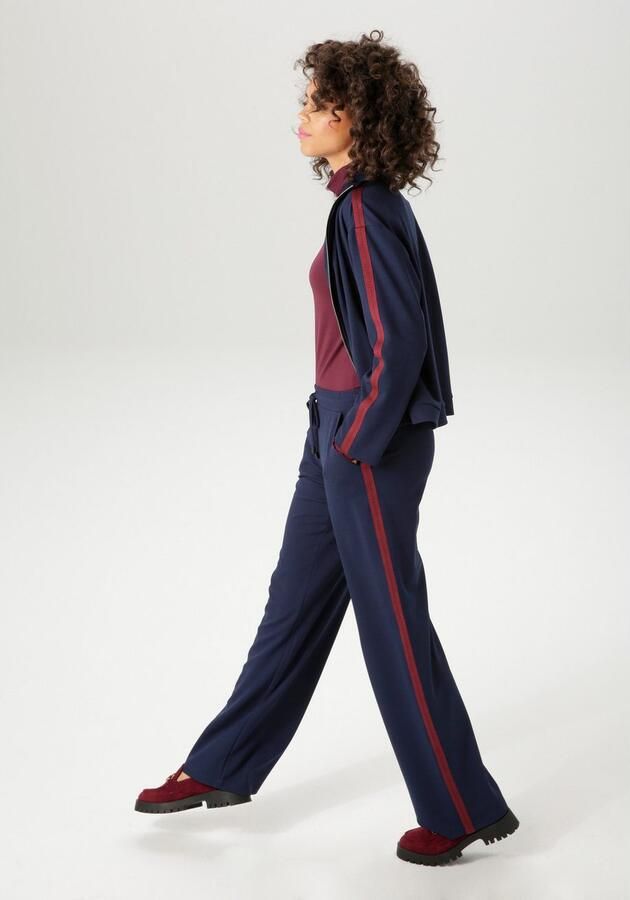 Aniston CASUAL Comfortbroek met trendy tape langs de zijnaden nieuwe collectie - Foto 5