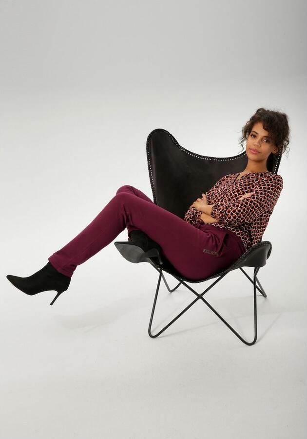 Aniston CASUAL Comfortbroek met zij aniston-label - Foto 5