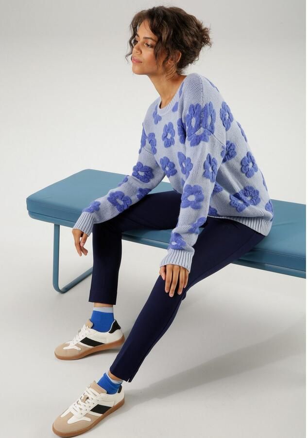 Aniston CASUAL Comfortbroek voor en achter met strijknaad - Foto 2