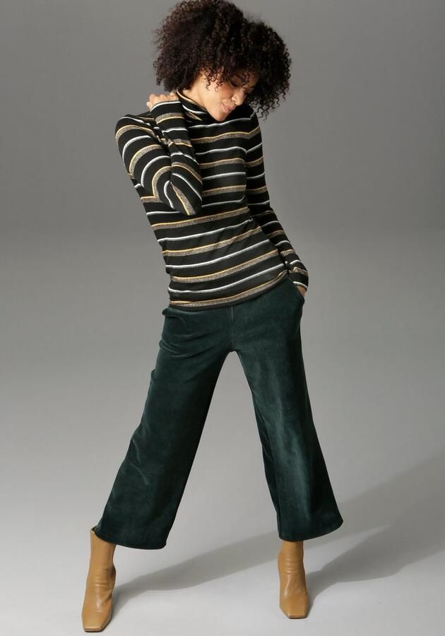 Aniston CASUAL Cordbroek in trendy culotte-model - Foto 3