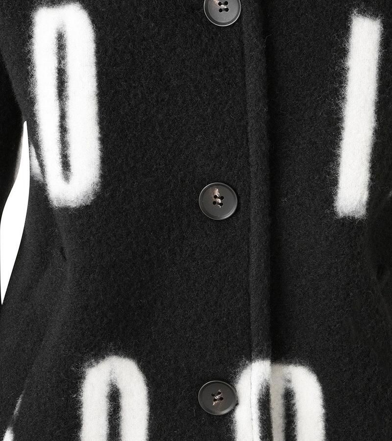 Aniston CASUAL Fleecejack met grootvlak opschrift "good vibes" nieuwe collectie