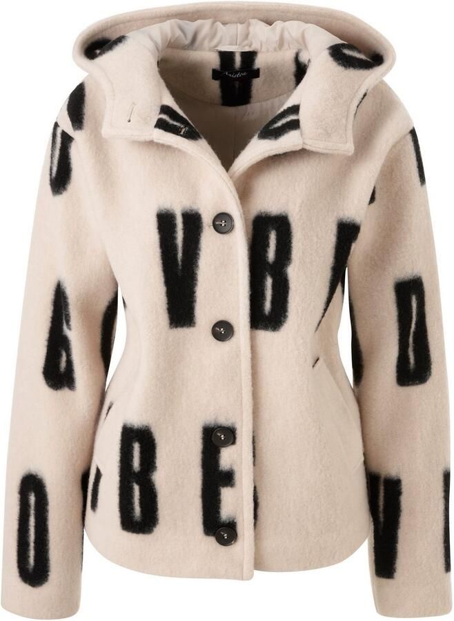 Aniston CASUAL Fleecejack met grootvlak opschrift "good vibes" nieuwe collectie - Foto 2