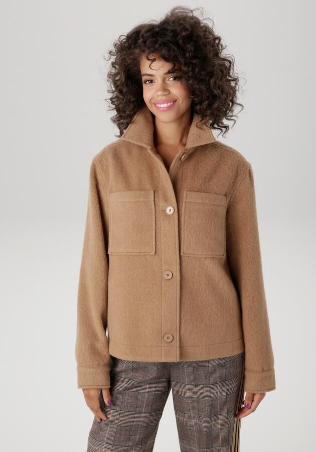 Aniston CASUAL Fleecejack met tonale knopen te sluiten - Foto 11