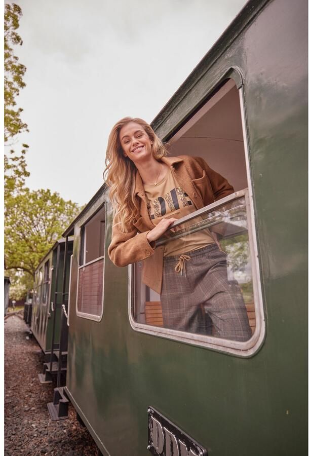 Aniston CASUAL Fleecejack met tonale knopen te sluiten - Foto 7