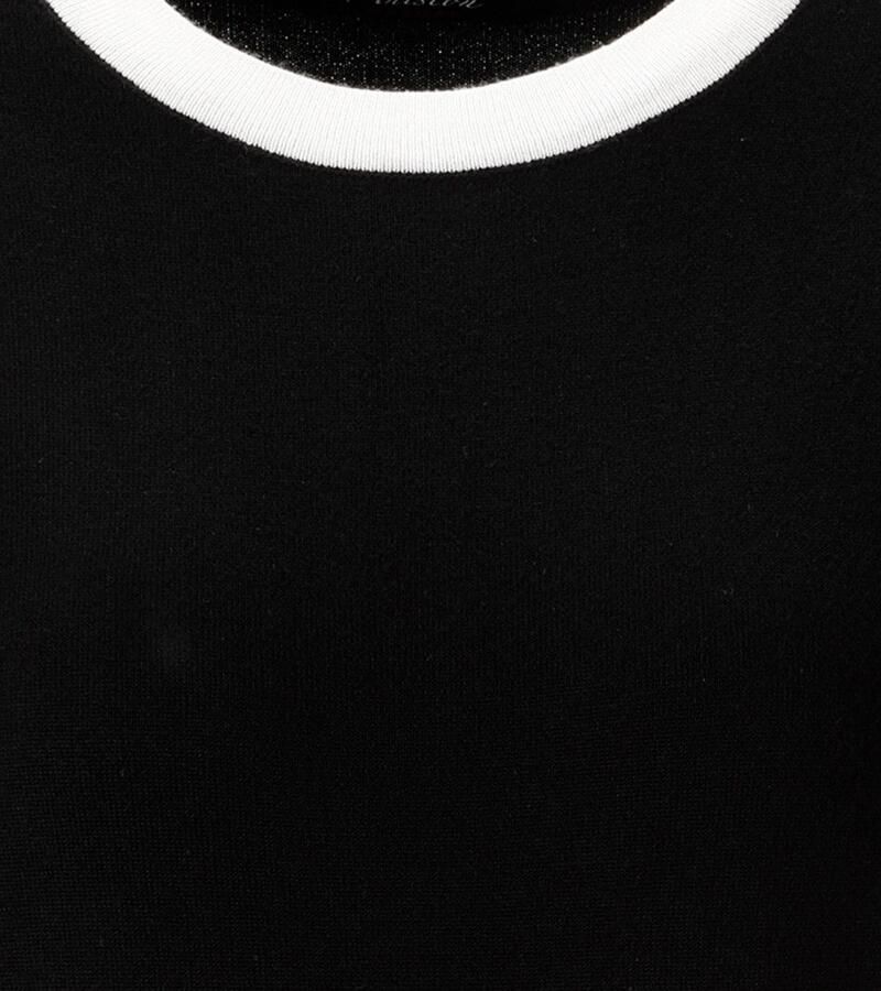 Aniston CASUAL Gebreide jurk met contrasterende ribboorden nieuwe collectie