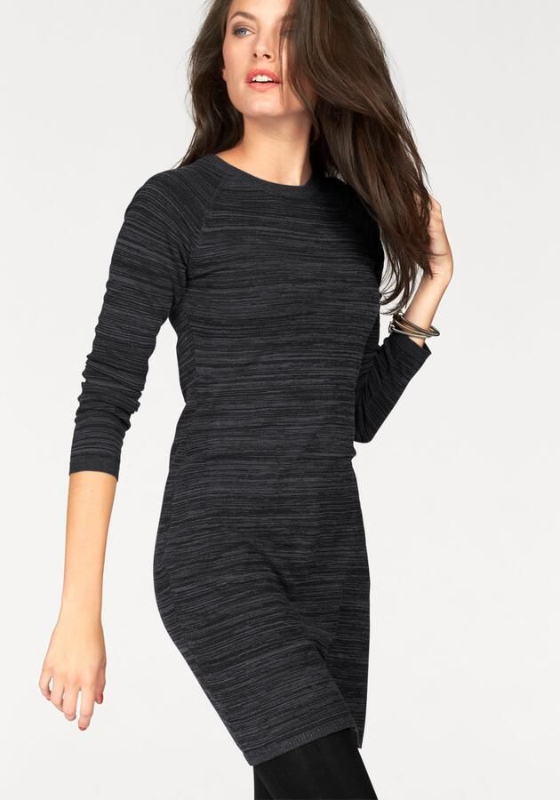 Aniston CASUAL Gebreide jurk met een ritssluiting - Foto 7