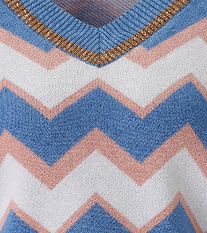 Aniston CASUAL Gebreide trui in interessant zigzag-patroon nieuwe collectie
